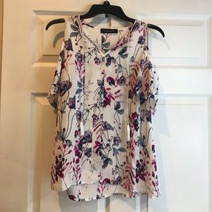 Cold shoulder blouse